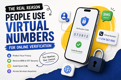 A verdadeira razão pela qual as pessoas usam números virtuais para verificação online