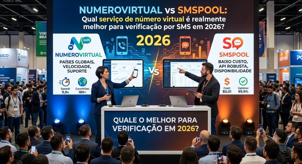 NumeroVirtual vs SMSPool: Qual serviço de número virtual é realmente melhor para verificação por SMS em 2026?